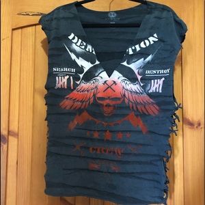 PRE-OWN Repurposed rocker Tee